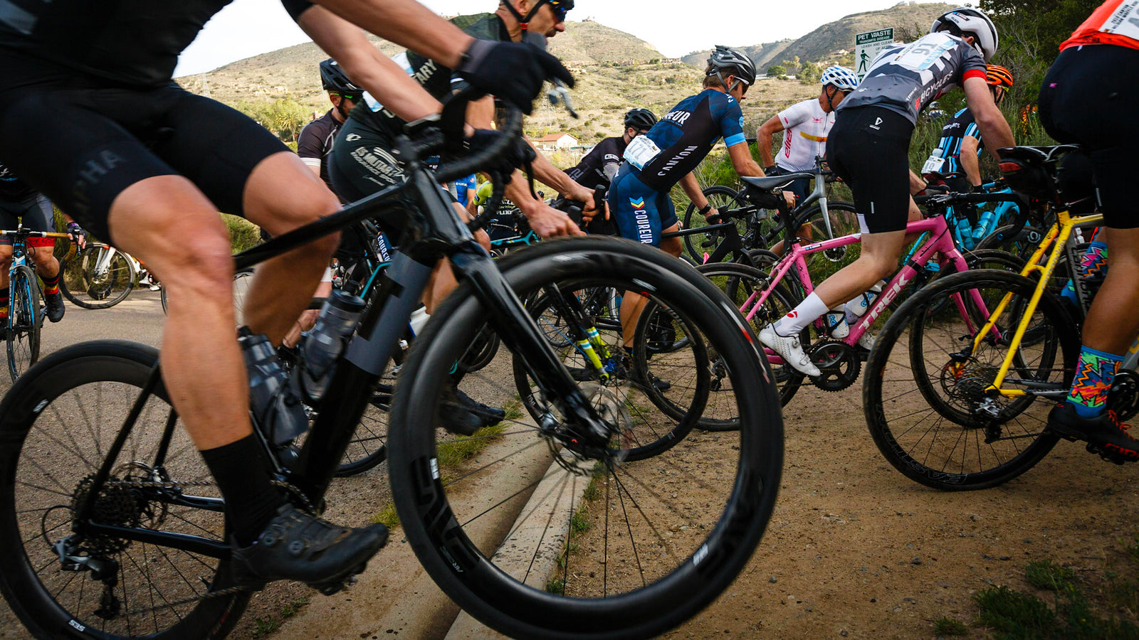 riders on the curb