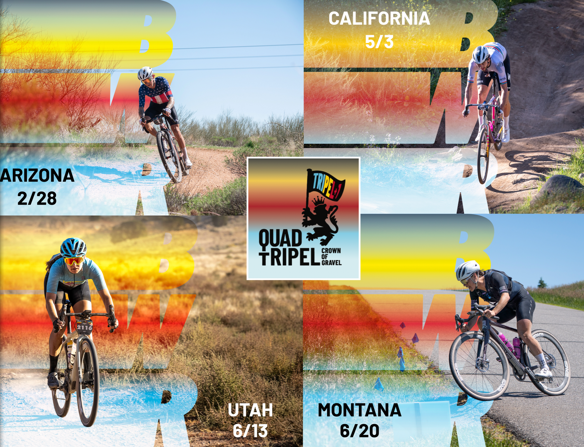 The Quad-Tripel Crown of Gravel Series Explained